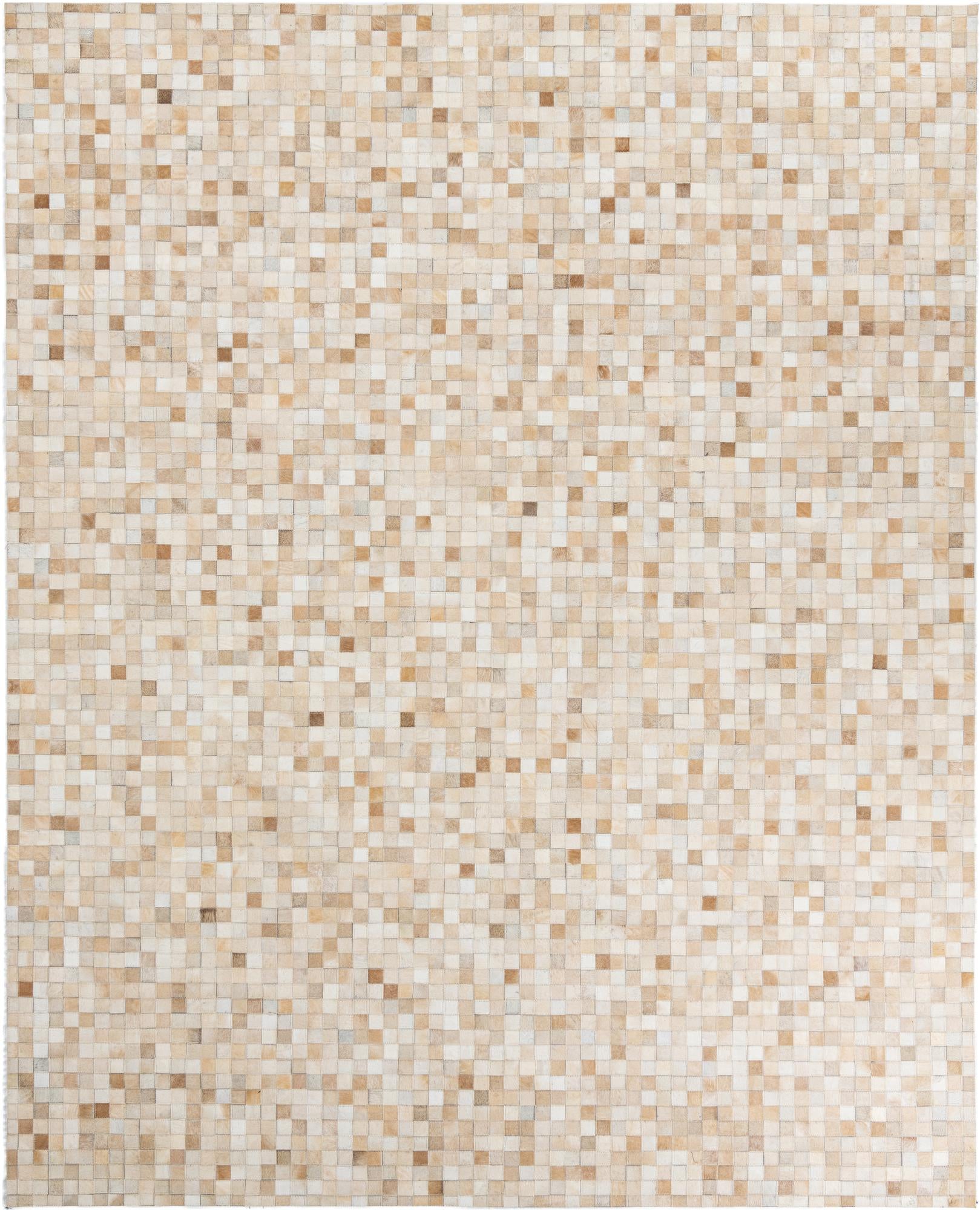 8' x 10' Cowhide Leather Rug