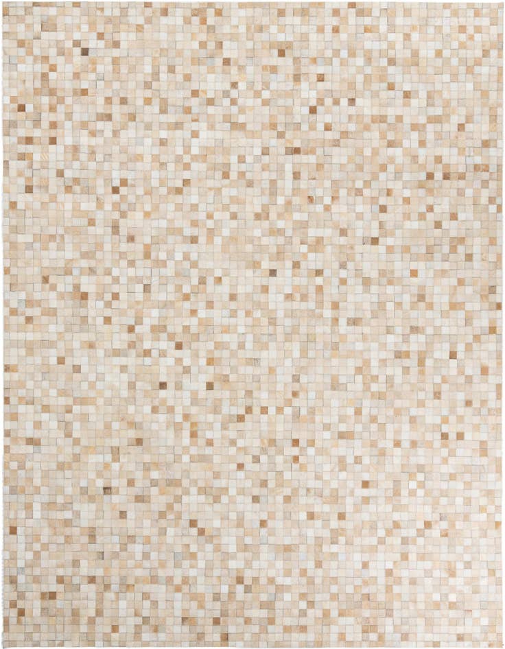 Detail image of 8' x 10' Cowhide Leather Rug