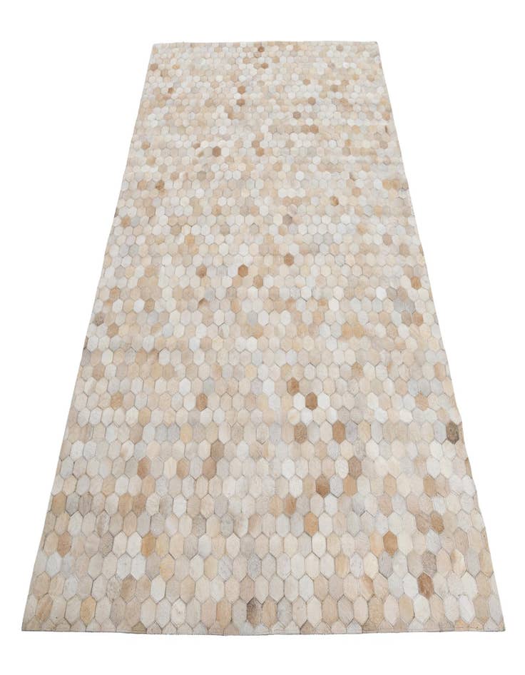 Detail image of 5' 3 x 7' 4 Cowhide Leather Rug