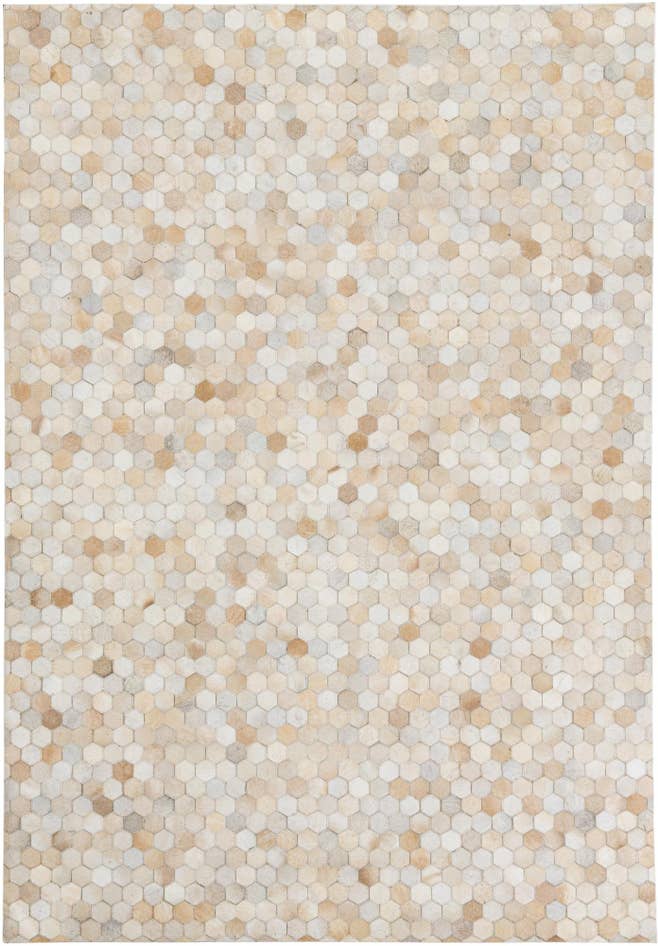 Detail image of 5' 3 x 7' 7 Cowhide Leather Rug