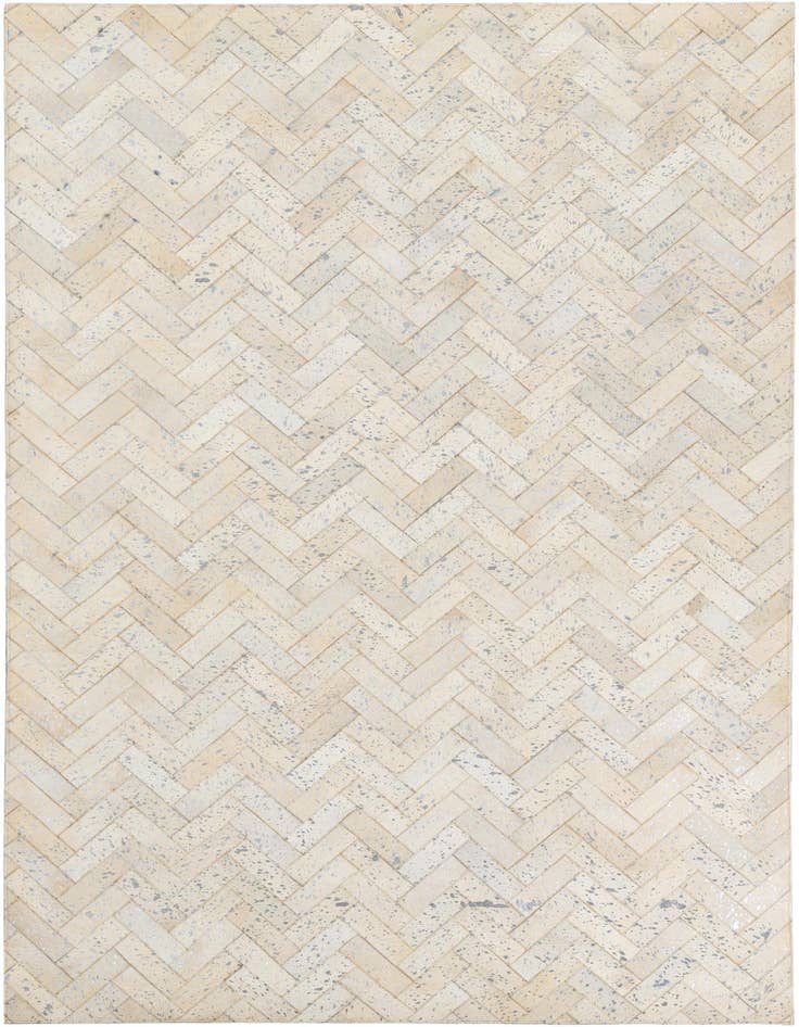 Detail image of 5' x 7' 9 Cowhide Leather Rug