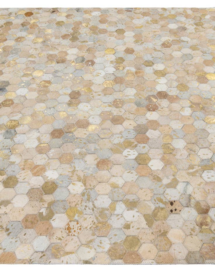 Detail image of 5' x 8' Cowhide Leather Rug