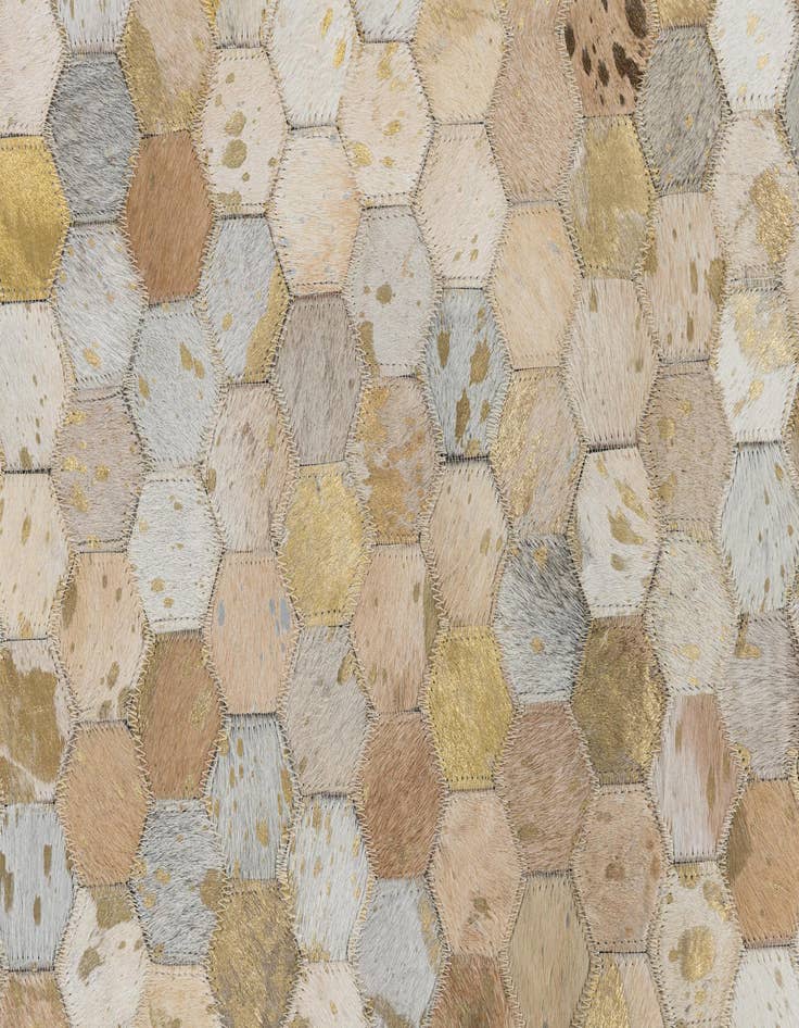 Detail image of 5' x 8' Cowhide Leather Rug