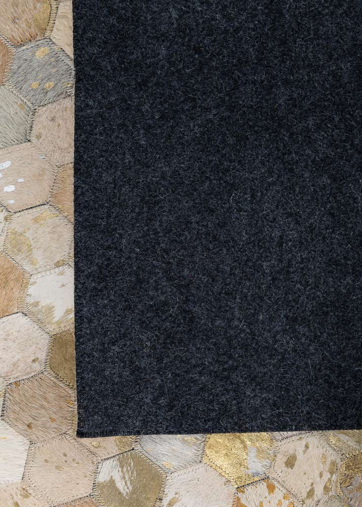 5' x 8' Cowhide Leather Rug