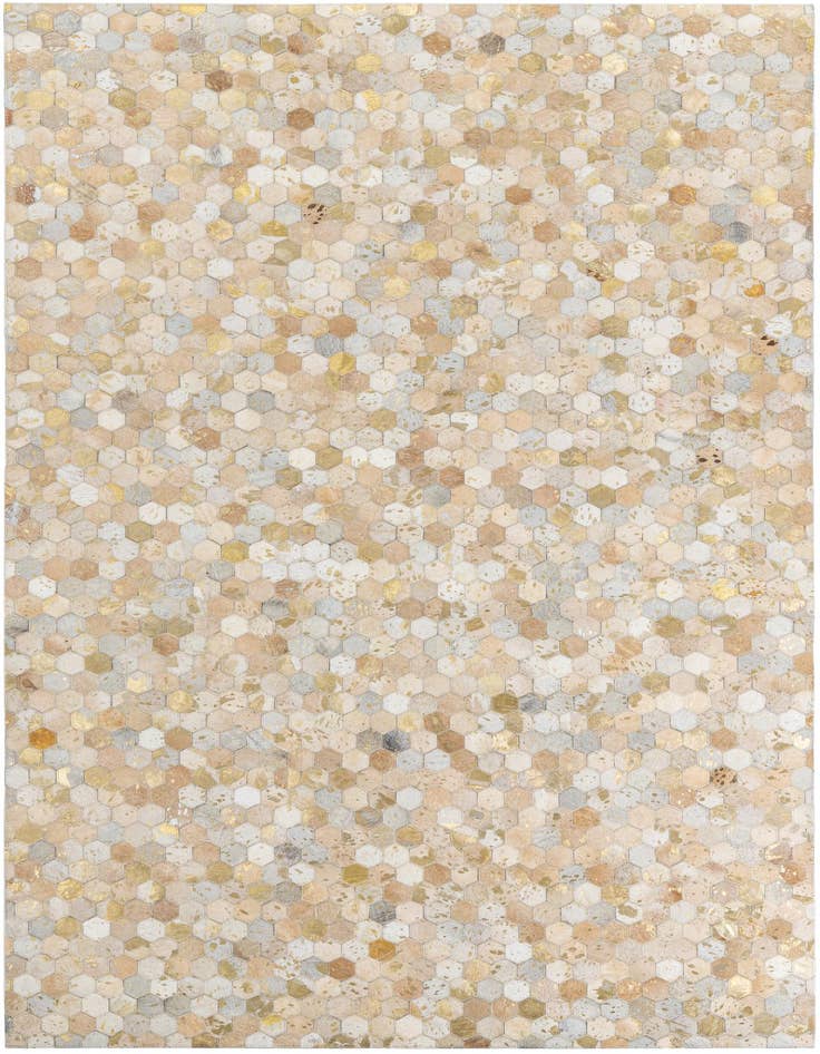 Detail image of 5' x 8' Cowhide Leather Rug