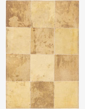 2' 1 x 3' 1 Cowhide Leather Rug