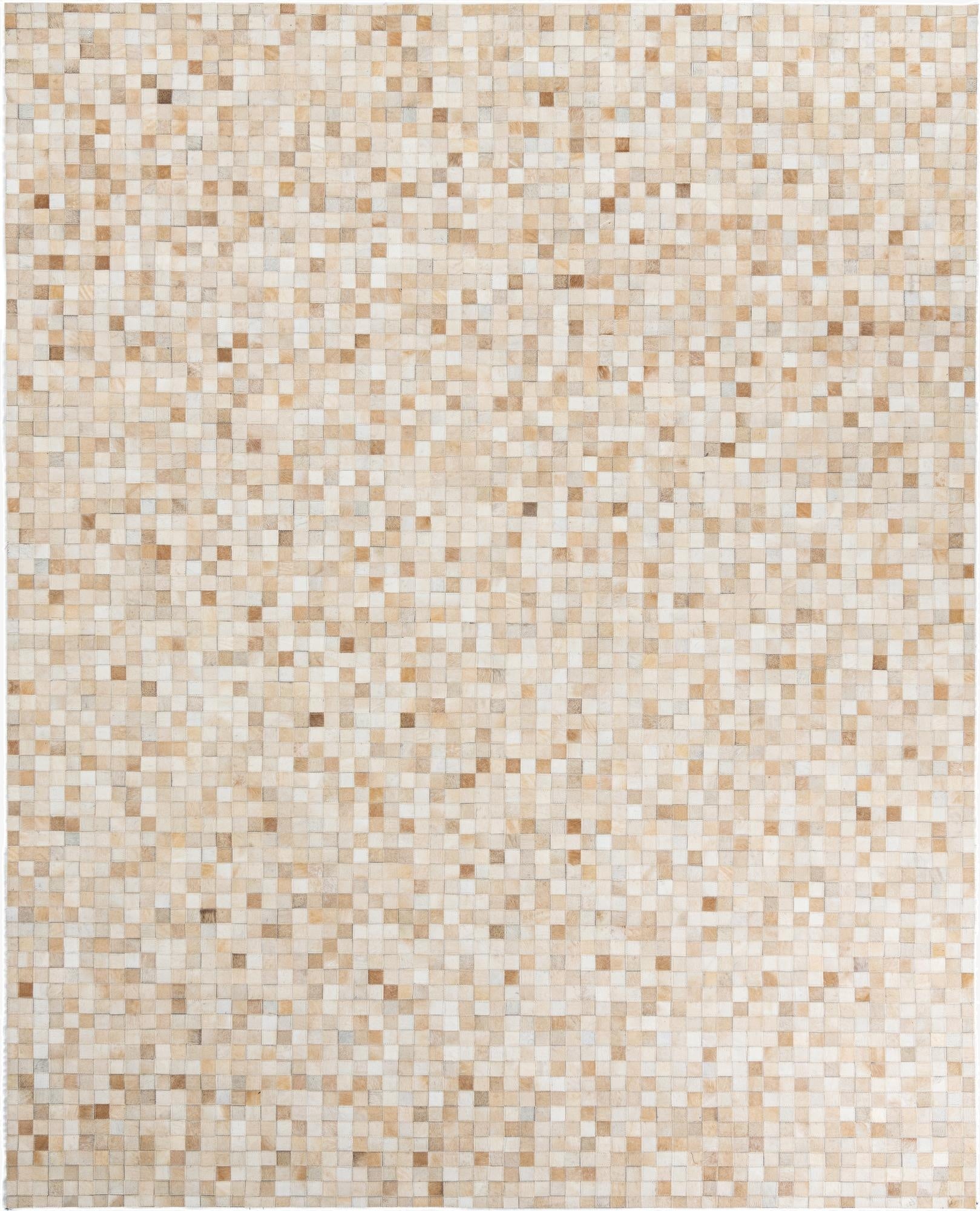 8' x 10' Cowhide Leather Rug