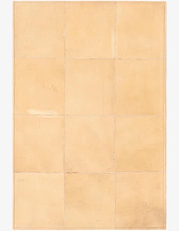 2' 1 x 3' 1 Cowhide Leather Rug