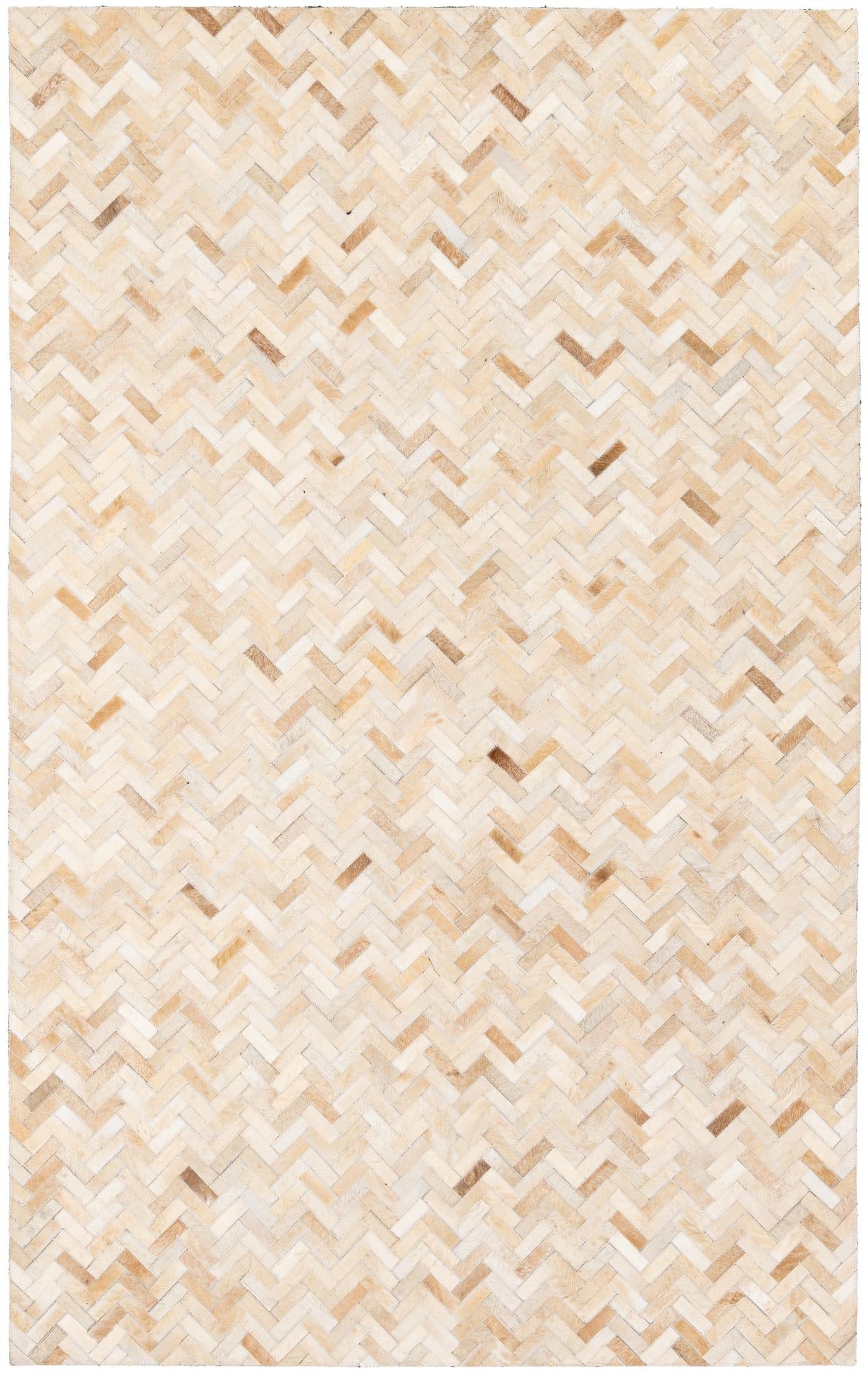 4' 10 x 7' 10 Cowhide Stocks Rug