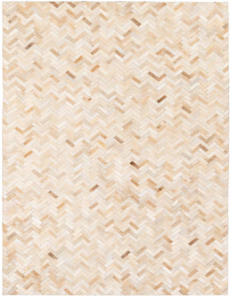 Detail image of 4' 10 x 7' 10 Cowhide Stocks Rug