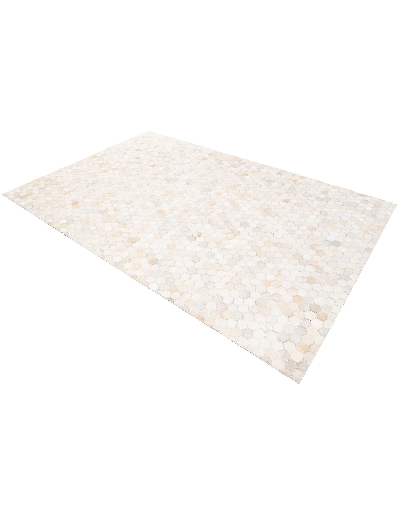 5' x 7' 8 Cowhide Stocks Rug