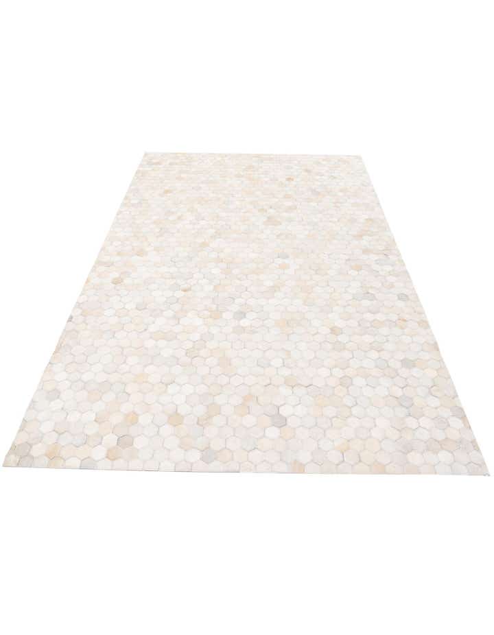 5' x 7' 8 Cowhide Stocks Rug