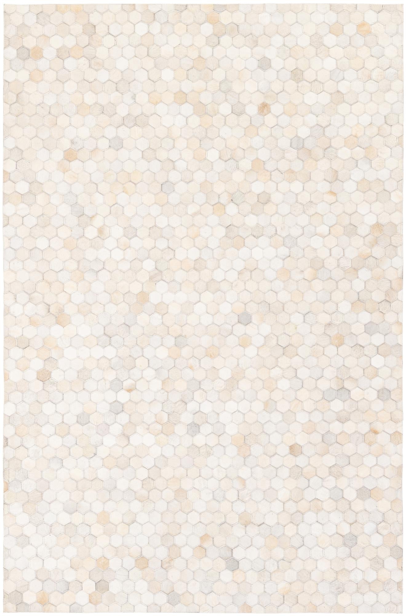 5' x 7' 8 Cowhide Stocks Rug