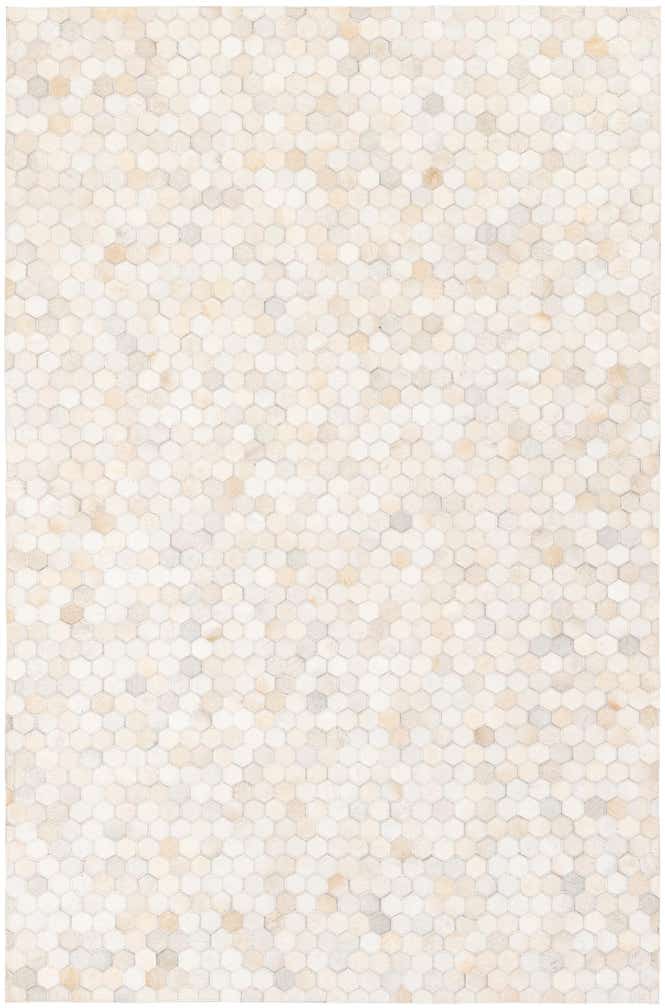 5' x 7' 8 Cowhide Stocks Rug