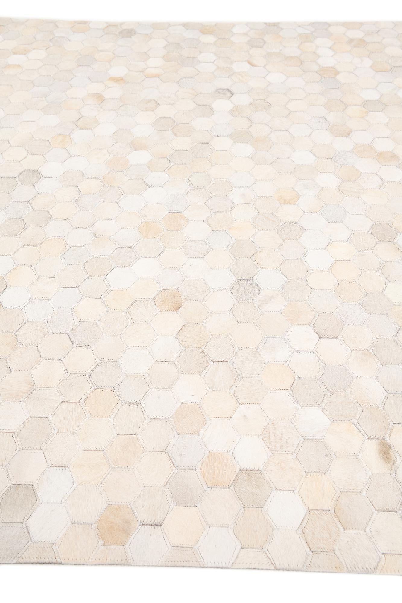 5' x 7' 10 Cowhide Stocks Rug