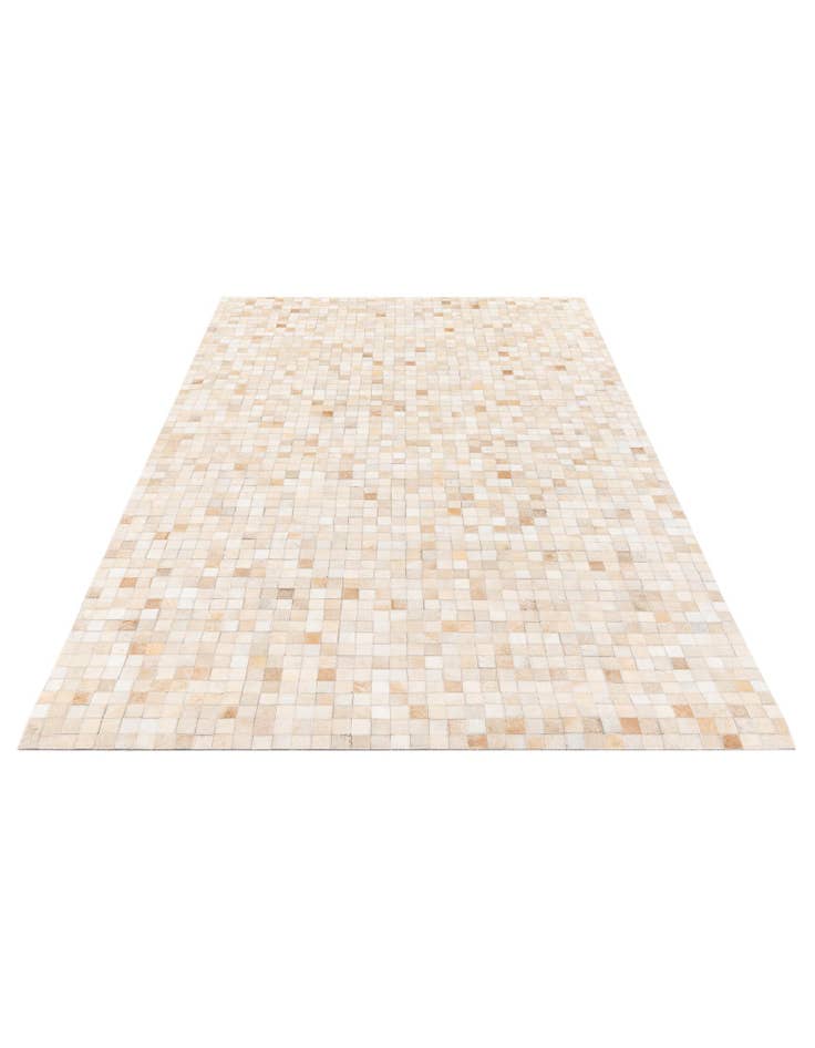 Detail image of 5' x 7' 11 Cowhide Stocks Rug