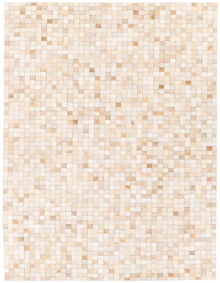 Detail image of 5' x 7' 11 Cowhide Stocks Rug