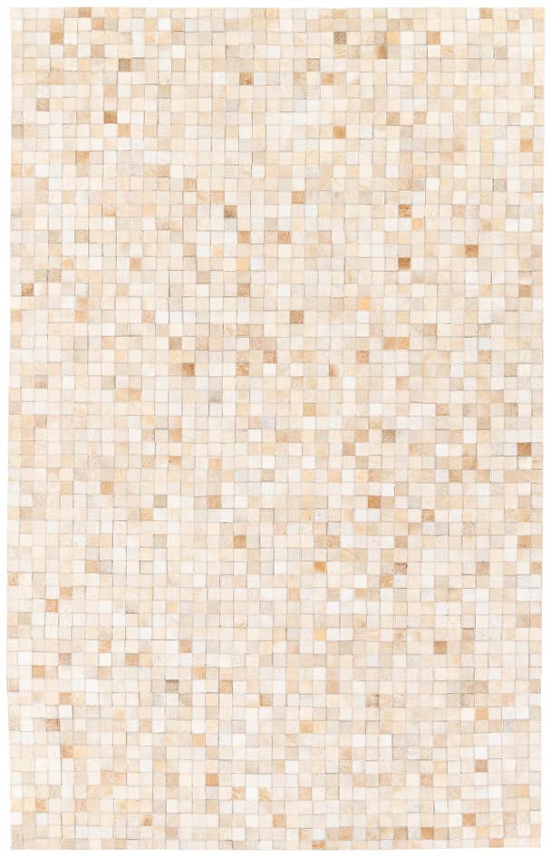 Detail image of 5' x 7' 11 Cowhide Stocks Rug