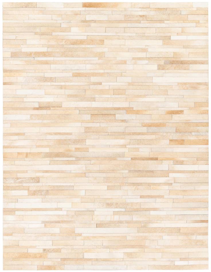 Detail image of 5' 1 x 7' 11 Cowhide Stocks Rug