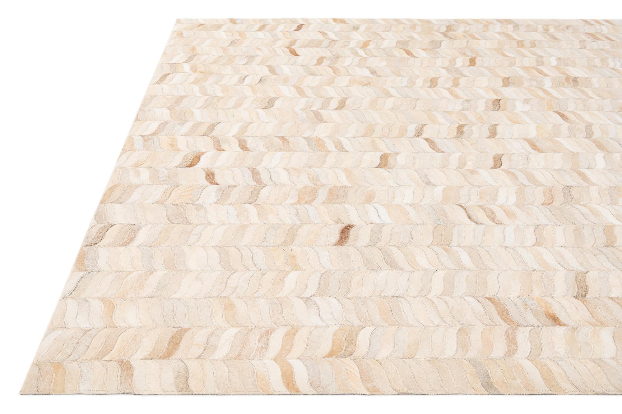 5' 8 x 7' 10 Cowhide Stocks Rug