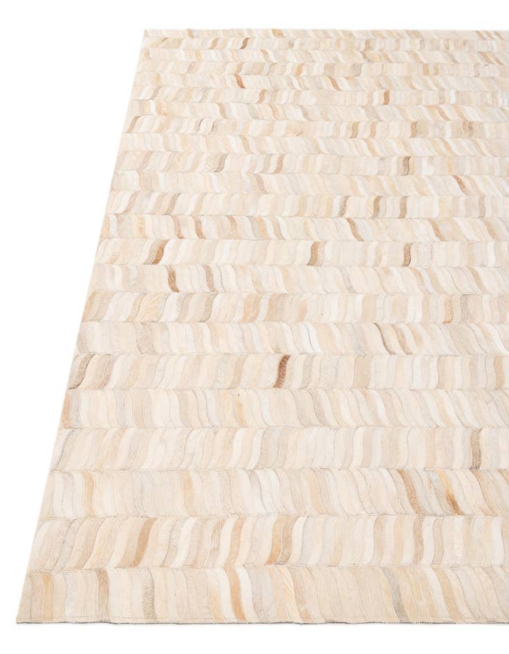 Detail image of 5' 8 x 7' 10 Cowhide Stocks Rug