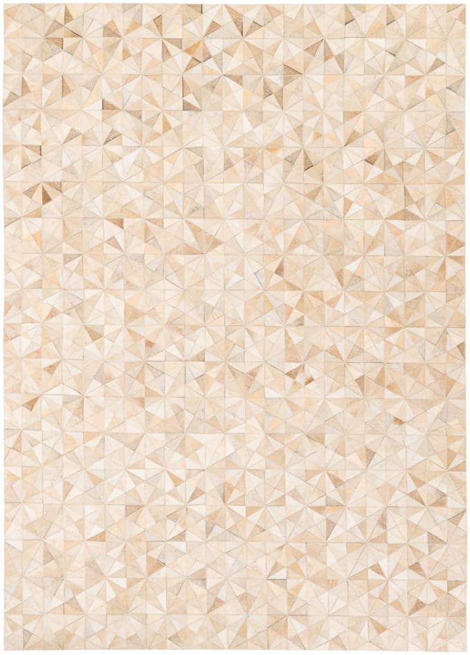 Detail image of 5' 8 x 7' 11 Cowhide Stocks Rug