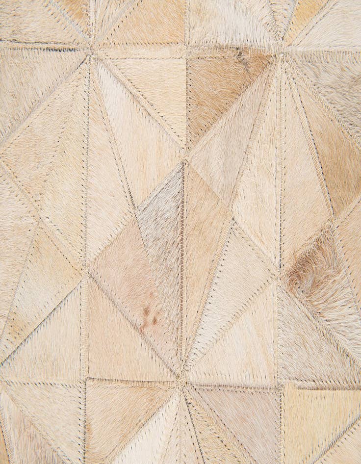 Detail image of 5' 8 x 7' 10 Cowhide Stocks Rug