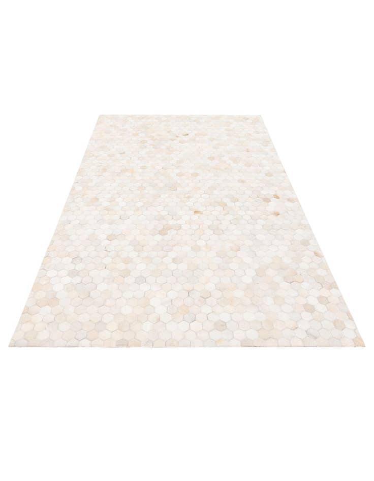 Detail image of 4' 10 x 7' 10 Cowhide Stocks Rug