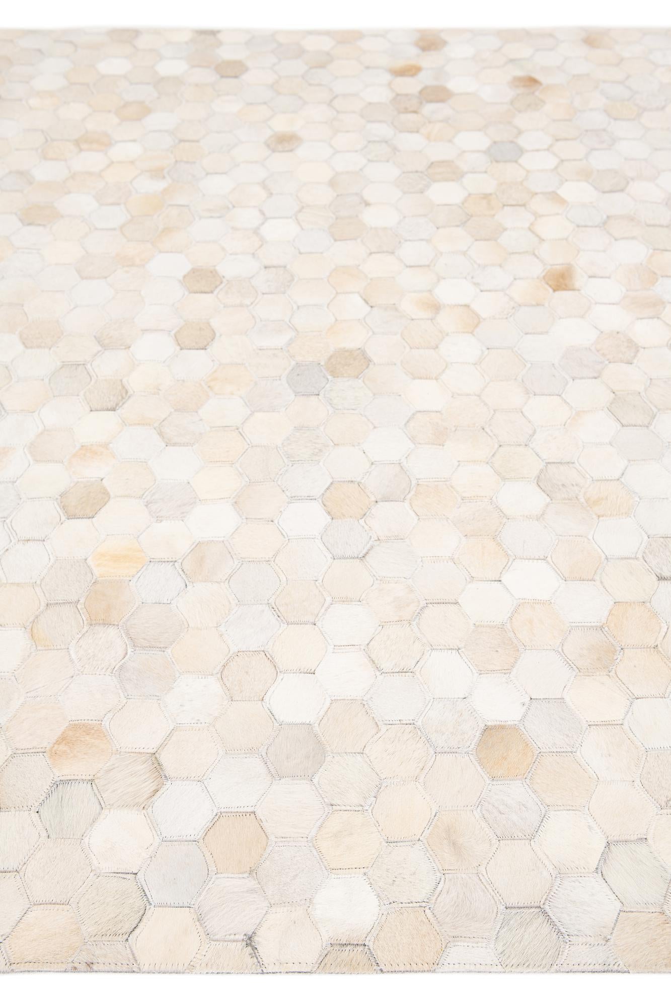 4' 10 x 7' 10 Cowhide Stocks Rug