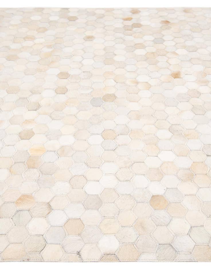 Detail image of 4' 10 x 7' 10 Cowhide Stocks Rug