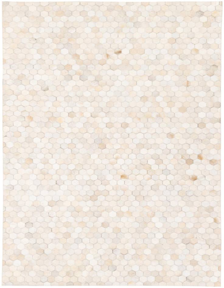 Detail image of 4' 10 x 7' 10 Cowhide Stocks Rug