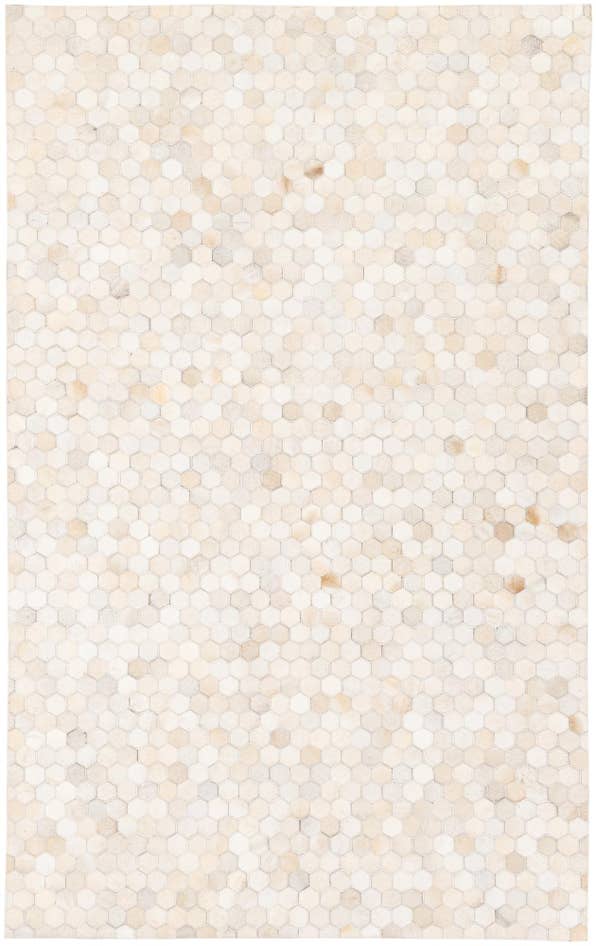 Detail image of 4' 10 x 7' 10 Cowhide Stocks Rug