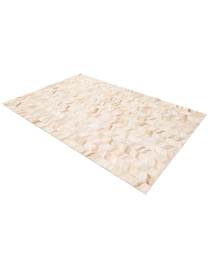 Detail image of 4' x 5' 11 Cowhide Stocks Rug