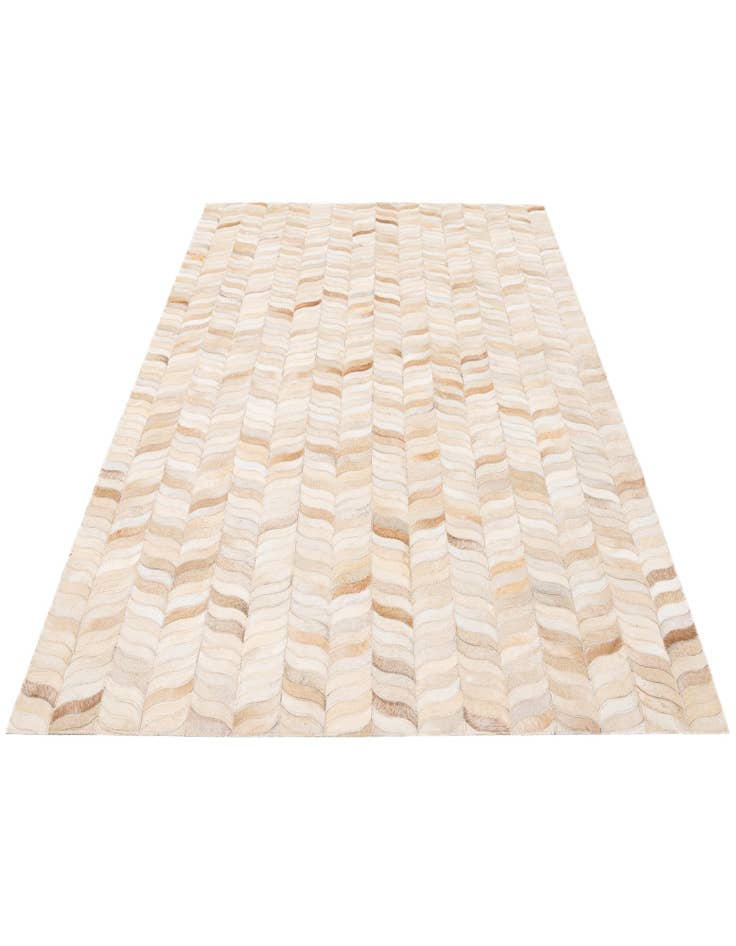 Detail image of 4' x 5' 11 Cowhide Stocks Rug