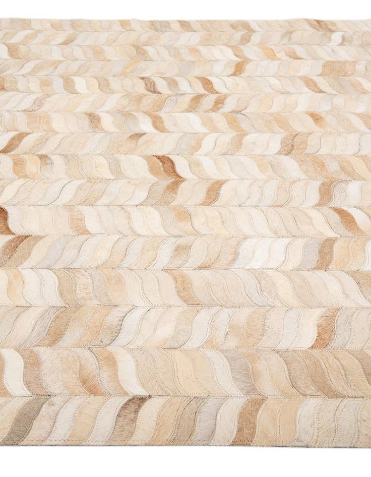 Detail image of 4' x 5' 11 Cowhide Stocks Rug