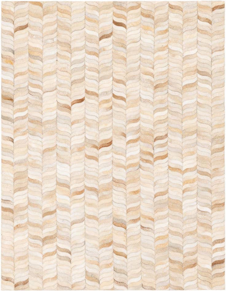 Detail image of 4' x 5' 11 Cowhide Stocks Rug