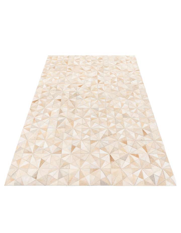 3' 11 x 6' Cowhide Stocks Rug