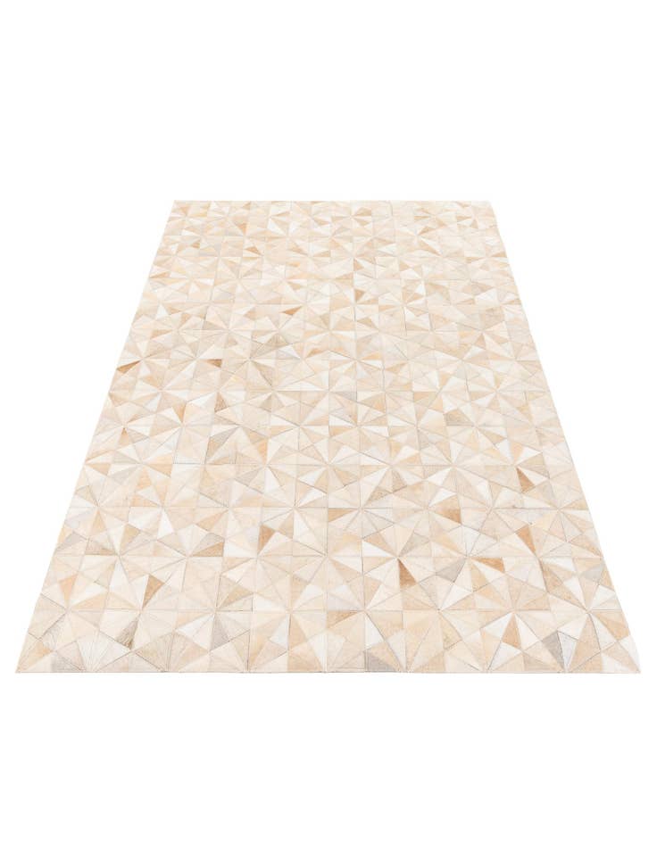 Detail image of 3' 11 x 6' Cowhide Stocks Rug