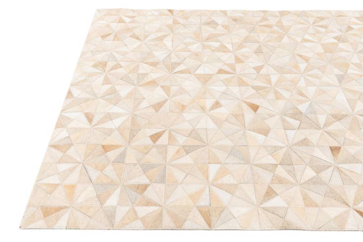 Detail image of 3' 11 x 6' Cowhide Stocks Rug