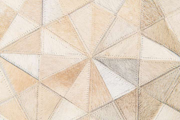 3' 11 x 6' Cowhide Stocks Rug