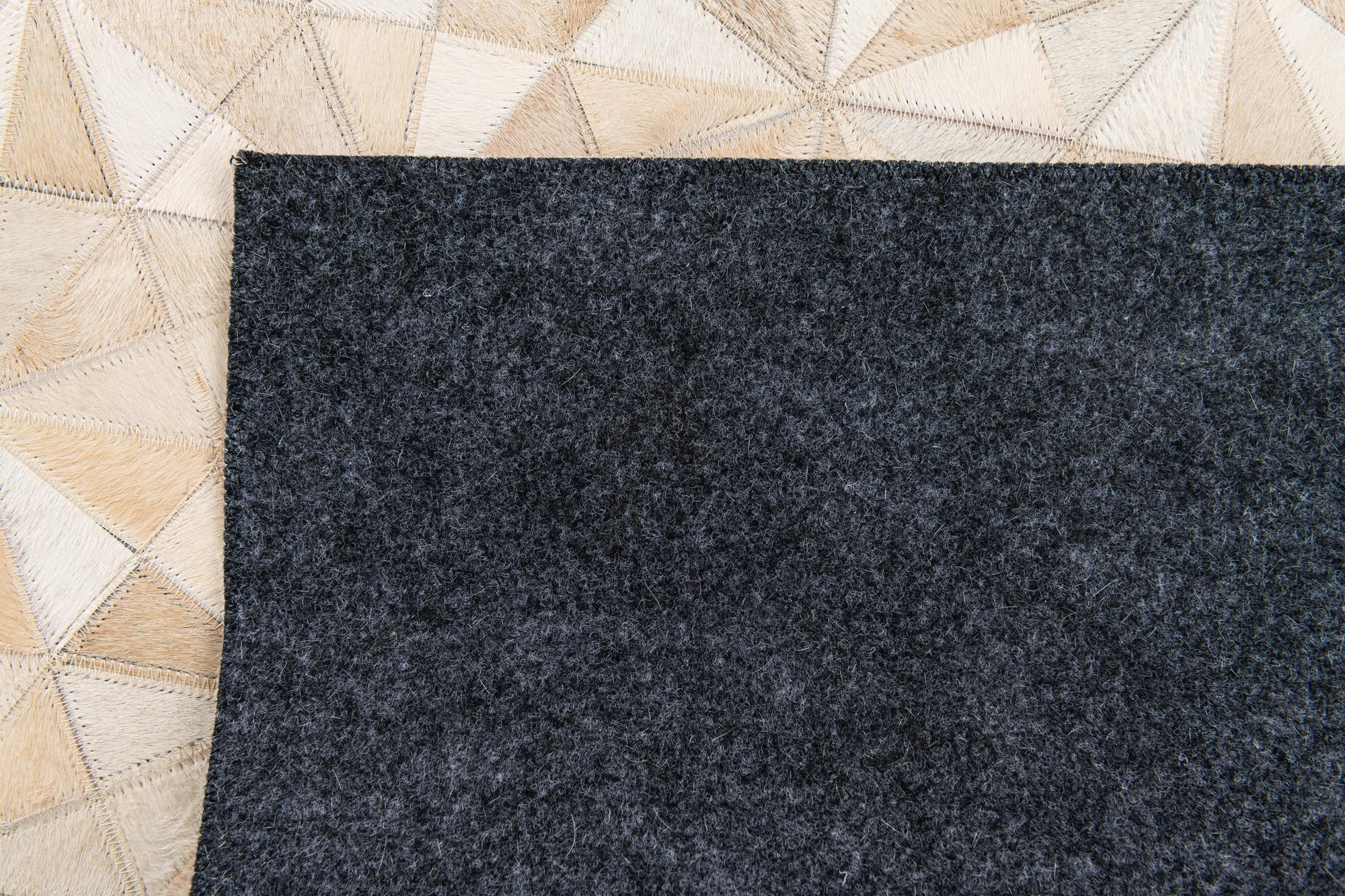 3' 11 x 6' Cowhide Stocks Rug