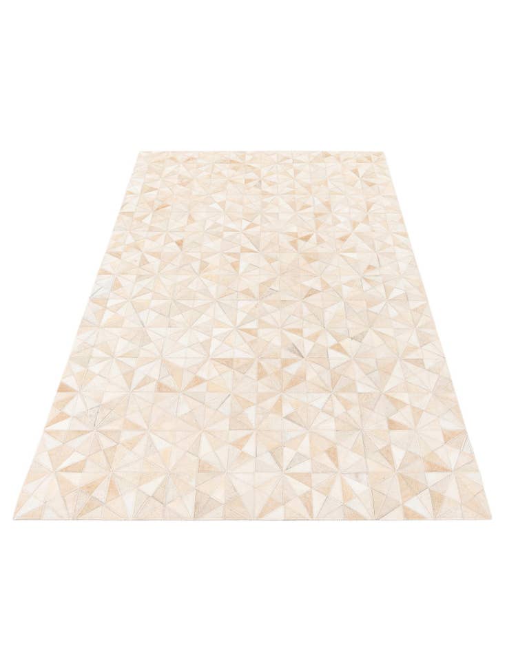 Detail image of 4' x 5' 11 Cowhide Stocks Rug