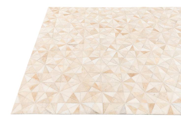 Detail image of 4' x 5' 11 Cowhide Stocks Rug