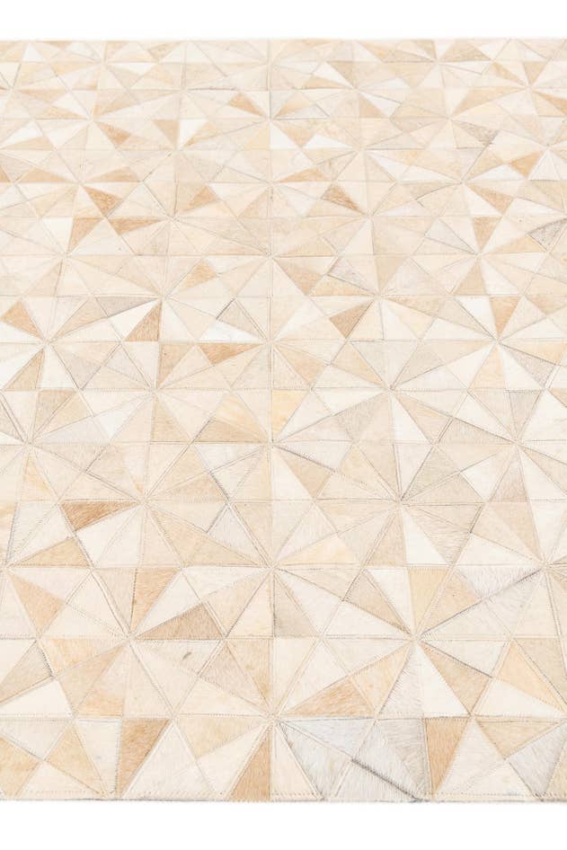 Detail image of 4' x 5' 11 Cowhide Stocks Rug