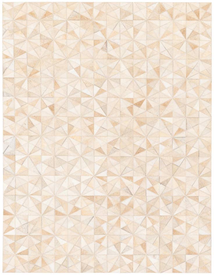 Detail image of 4' x 5' 11 Cowhide Stocks Rug