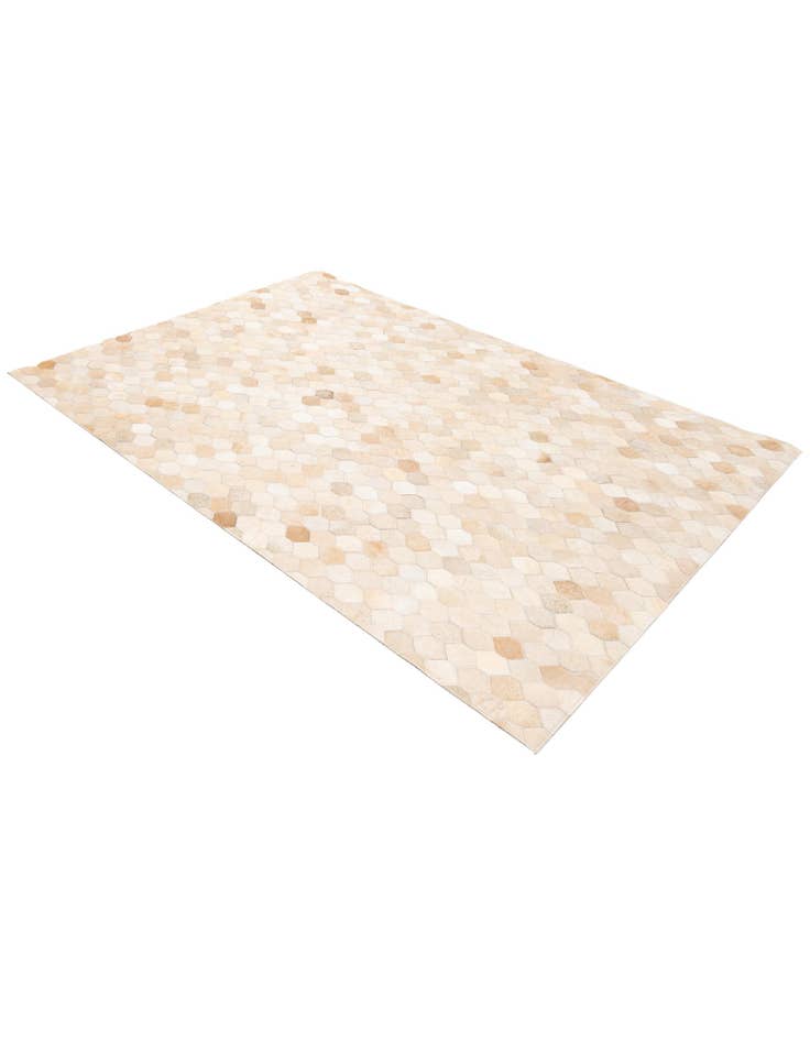 Detail image of  4' x 6' Cowhide Stocks Rug