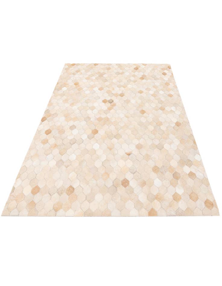 Detail image of  4' x 6' Cowhide Stocks Rug