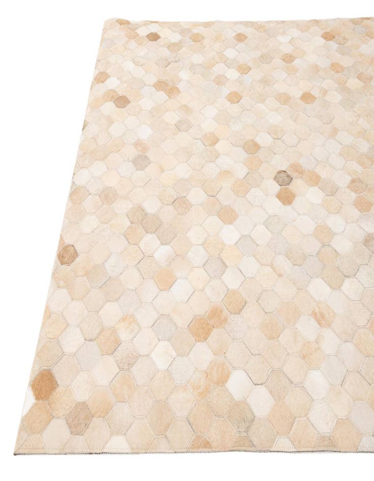 Detail image of  4' x 6' Cowhide Stocks Rug