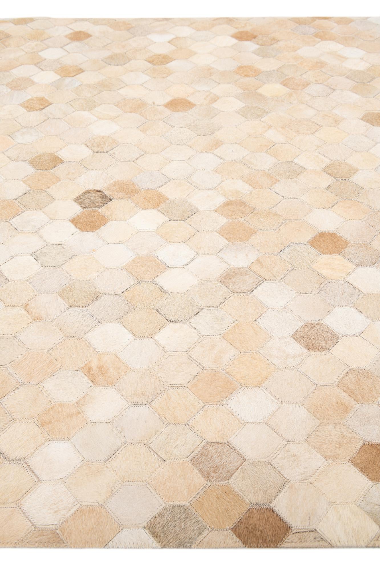 4' x 6' Cowhide Stocks Rug
