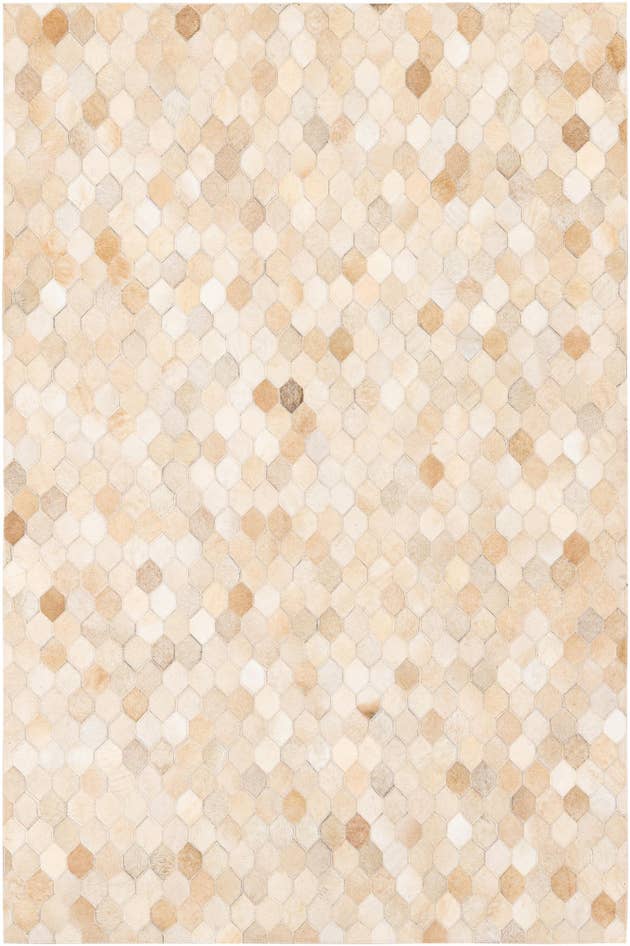 Detail image of 4' x 6' Cowhide Stocks Rug